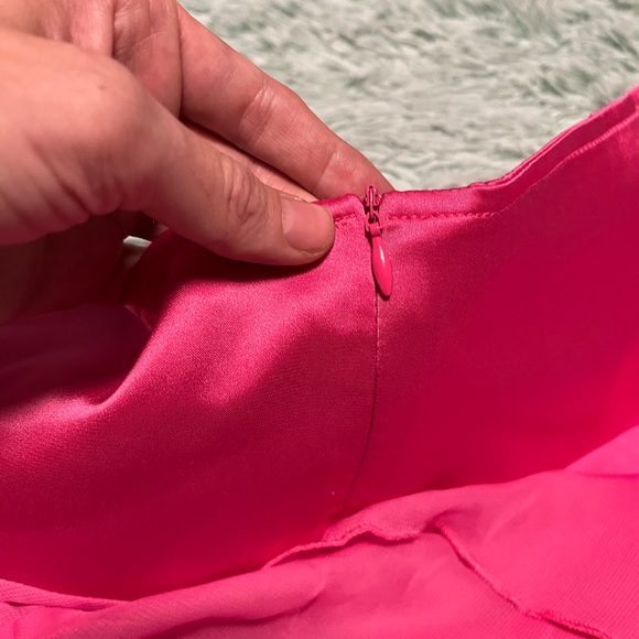 Dolls Kill Current Mood Hot Pink Mini Skirt - Picture 3 of 4